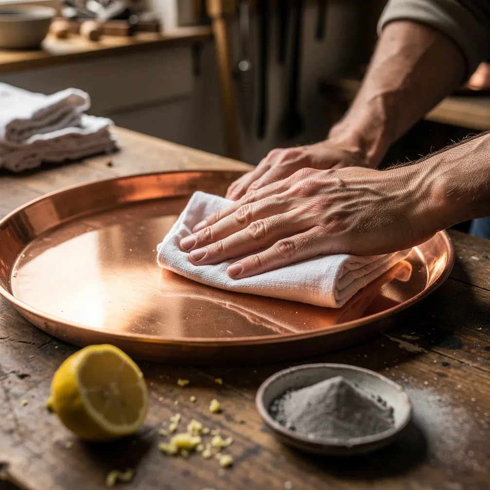 Entretien cuivre dinanderie